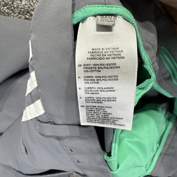 Adidas Golf Pants Mens 36x32 Gray Performance Stretch Chino Straight Leg Read* - Picture 12 of 14